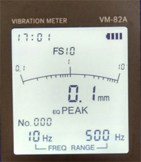 日本理音原装VM-82A便携式振动测量仪